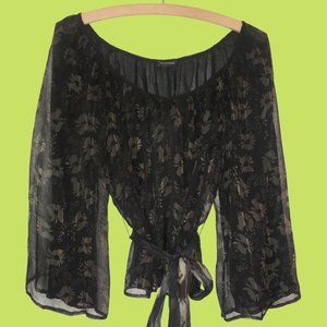 Luxurious Pure Silk Boho Blouse